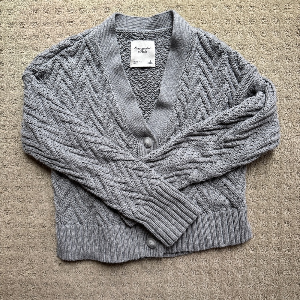 Abercrombie Herringbone Cardigan